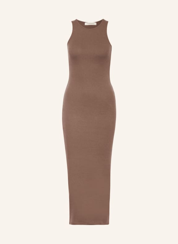 by Aylin Koenig Jersey dress LIBBY with cut-out BROWN