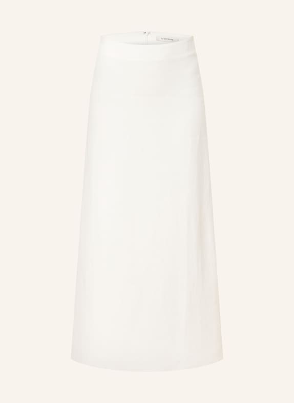 by Aylin Koenig Skirt LELE with linen WHITE