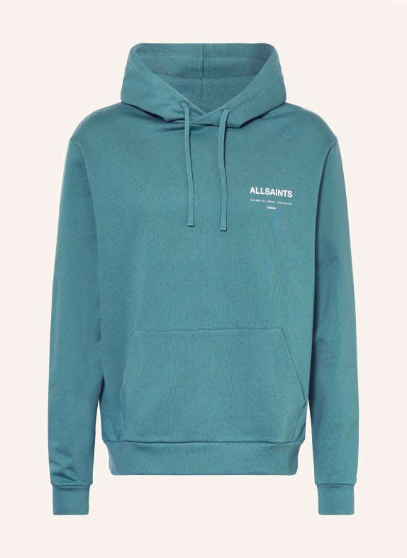 ALLSAINTS Hoodie ACCESS OTH TEAL/ WHITE