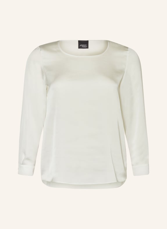 MARINA RINALDI PERSONA Shirt blouse CICALA in satin WHITE