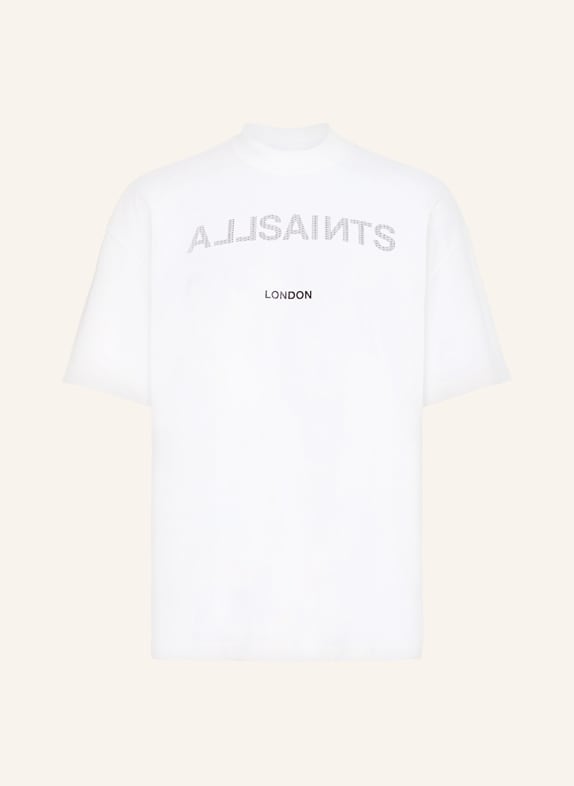 ALLSAINTS Oversized shirt CUTOUT WHITE