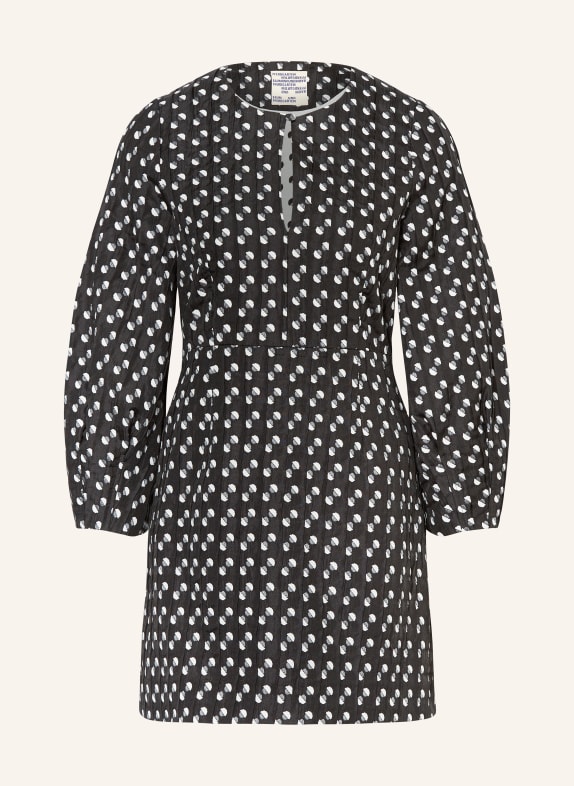 BAUM UND PFERDGARTEN Kleid AFIFA mit 3/4-Arm SCHWARZ/ WEISS
