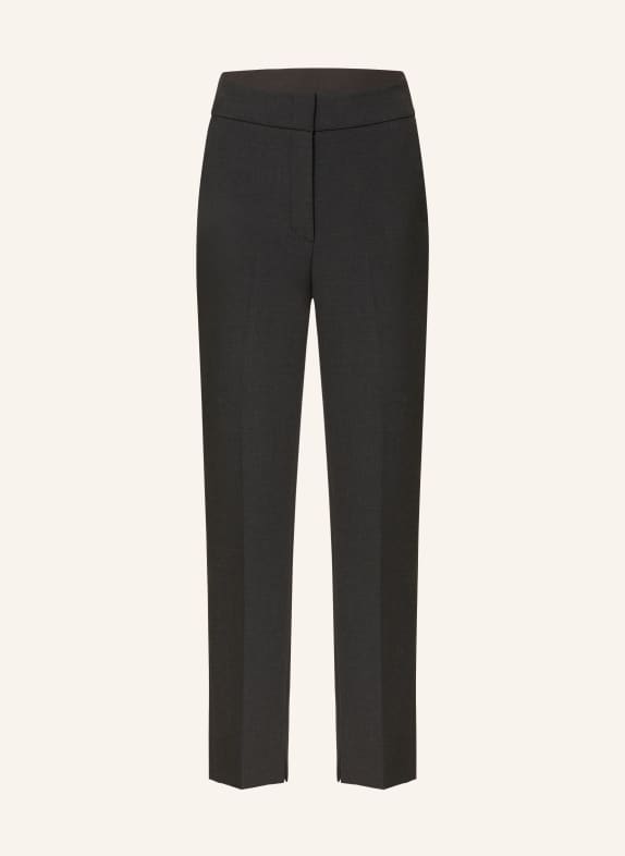 PESERICO Wide leg trousers DARK GRAY