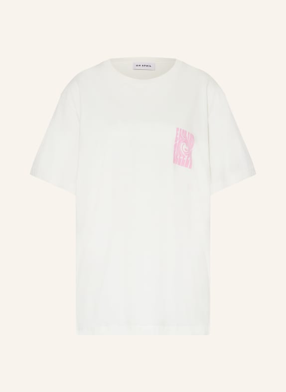 OH APRIL T-shirt BOYFRIEND WHITE/ PINK