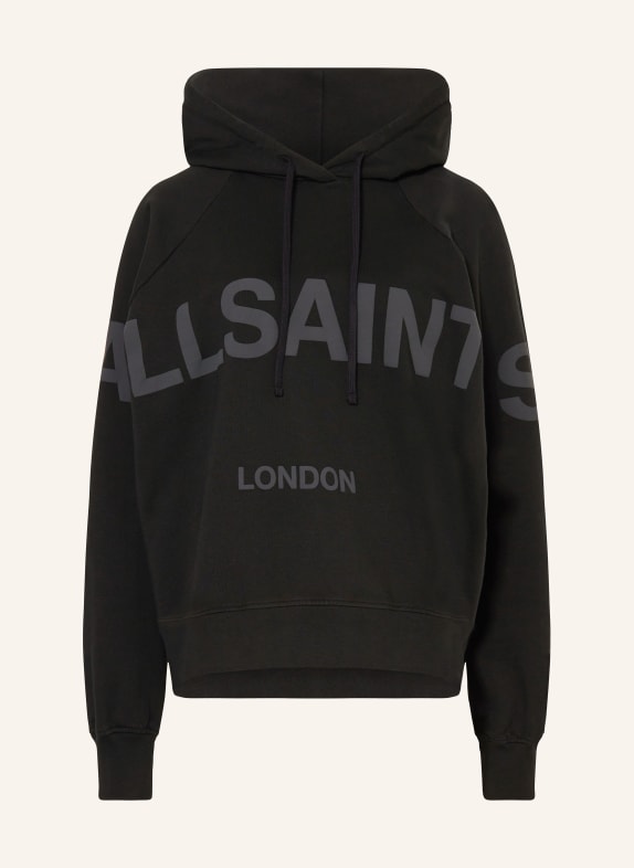 ALLSAINTS Oversized hoodie TALON BLACK/ GRAY