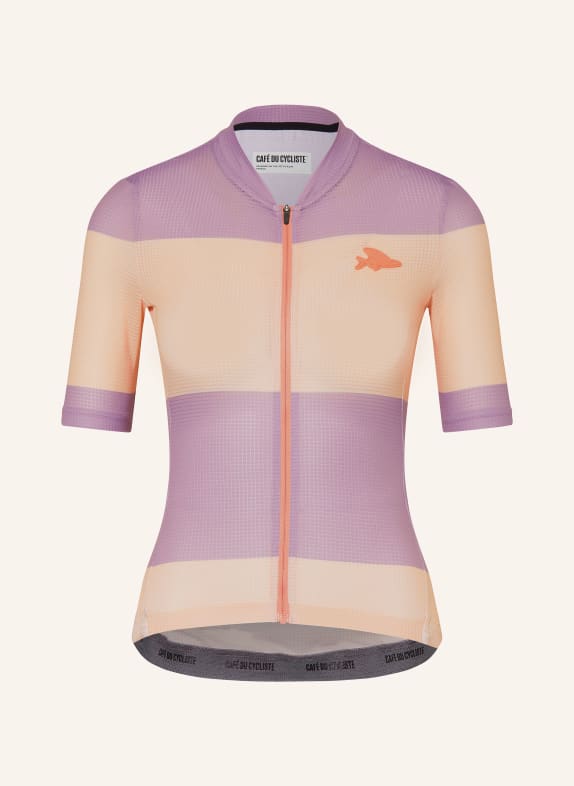 CAFÉ DU CYCLISTE Cycling jacket ANGELINE PURPLE/ LIGHT ORANGE