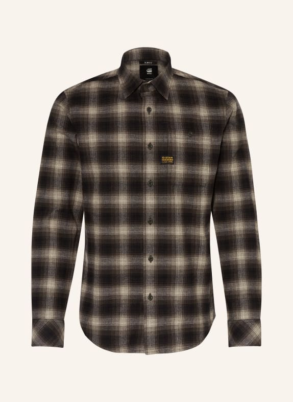 G-Star RAW Junior Boys Reversible Jacket DARK GREEN/ ECRU/ BLACK