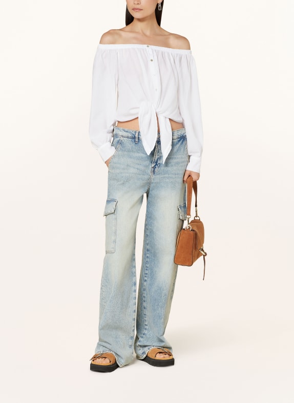 ba&sh Off-Shoulder-Bluse TALENA WEISS