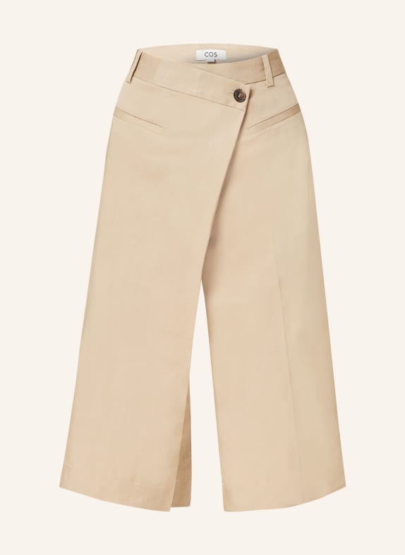 COS Culottes in wrap look BEIGE