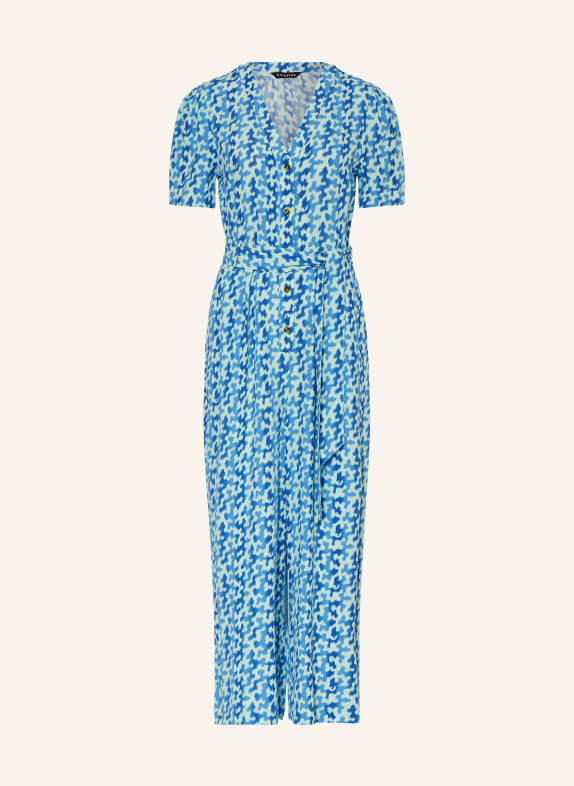 WHISTLES Jumpsuit HAZY CORAL TURQUOISE/ BLUE