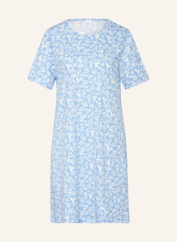 mey Nightgown series FLOWER MEADOW LIGHT BLUE/ WHITE