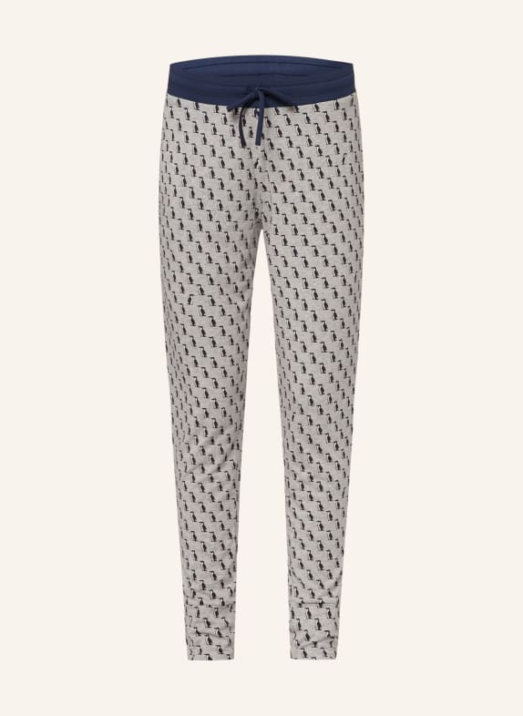mey Schlafhose Serie PENGUIN FLOCK GRAU
