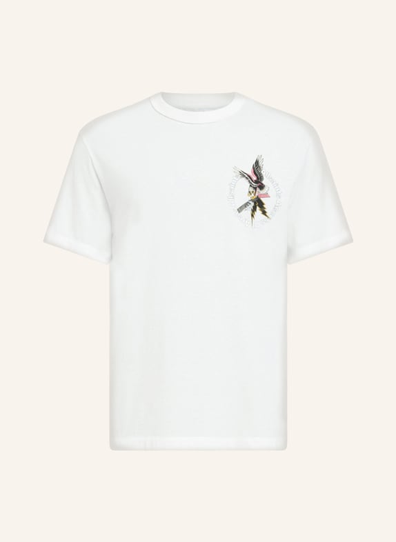 ALLSAINTS T-Shirt FRET WEISS/ SCHWARZ/ ROT