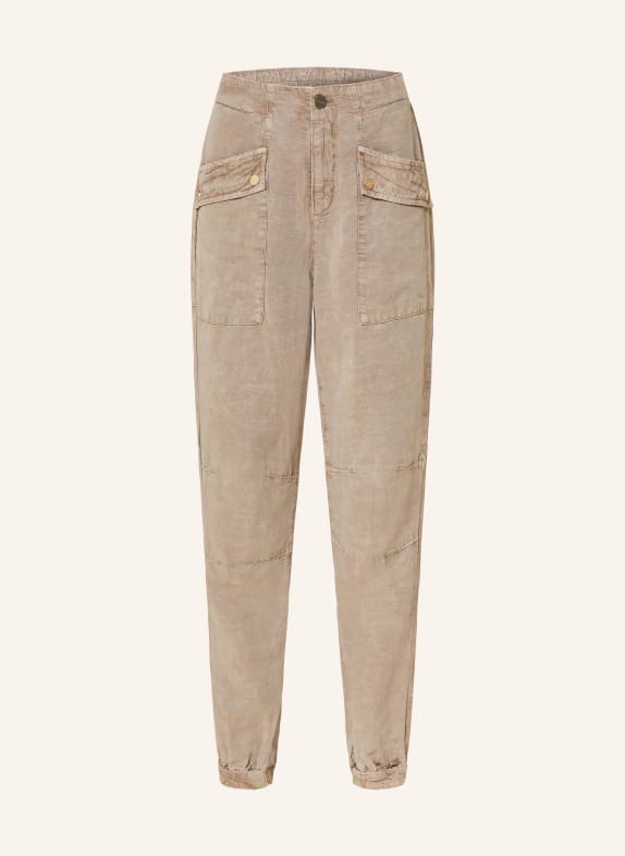 ALLSAINTS Pants VAL with linen 4074 Taupe Brown
