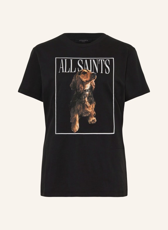 ALLSAINTS T-Shirt PEPPER SCHWARZ/ WEISS/ BRAUN
