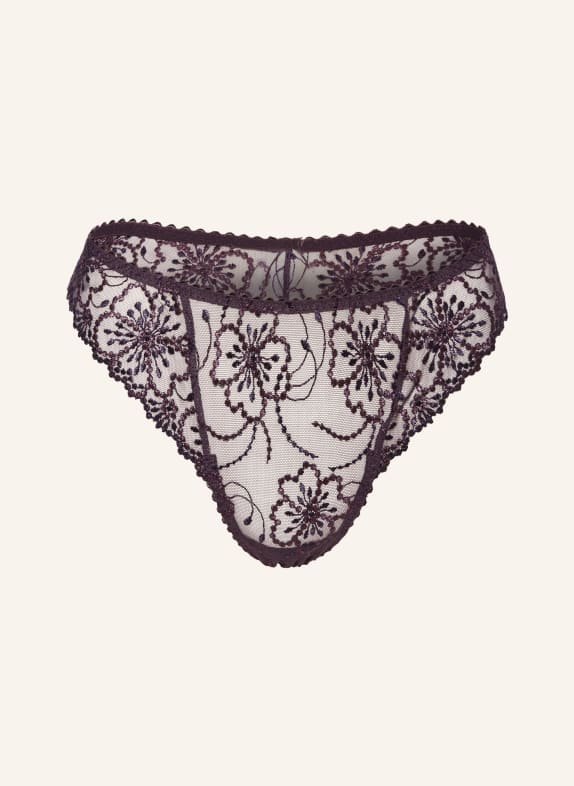 MARIE JO String JANE mit Schmuckperlen DUNKELLILA