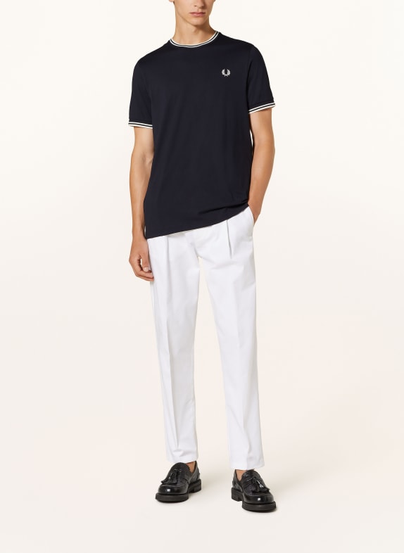 FRED PERRY T-shirt DONKERBLAUW
