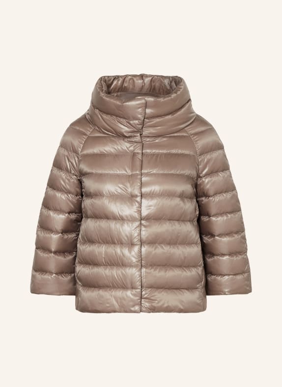 HERNO Down jacket SOFIA with 3/4 sleeves BEIGE