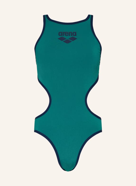 arena Swimsuit ONE BIGLOGO with UV protection TEAL