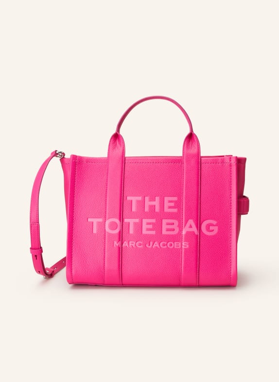MARC JACOBS Shopper THE MEDIUM TOTE BAG LEATHER PINK