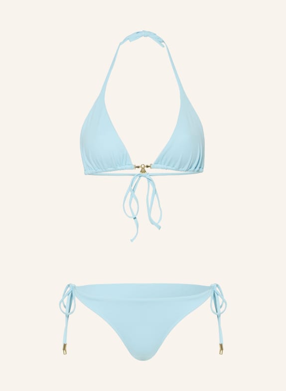 MELISSA ODABASH Triangle bikini SKY DUBAI LIGHT BLUE