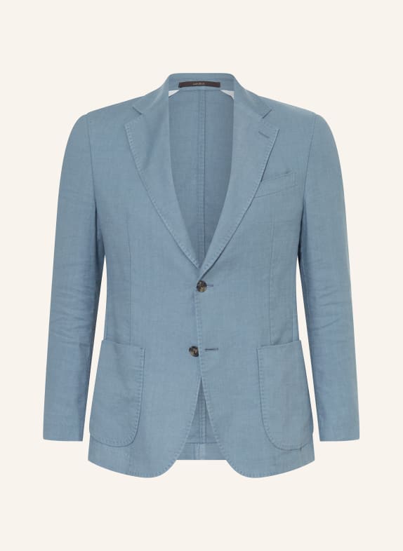 windsor. Suit jacket GIRO extra slim fit with linen  440 TurquoiseAqua              440