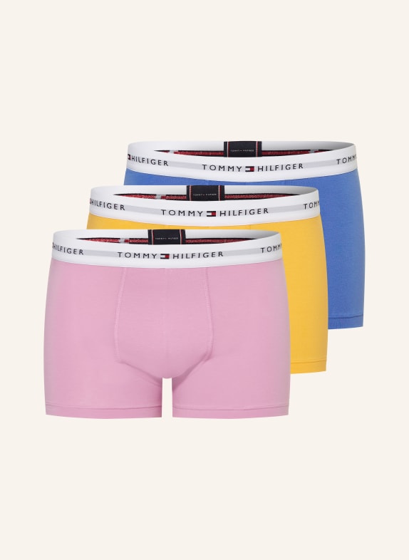TOMMY HILFIGER 3-pack boxer shorts PINK/ YELLOW/ BLUE