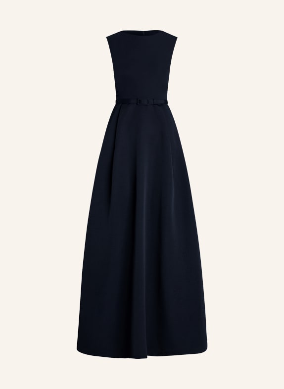 LAUREN RALPH LAUREN Evening dress NOELLA in mixed materials  DARK BLUE