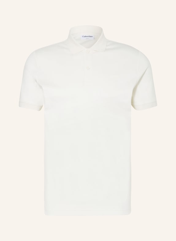 Calvin Klein Koszulka polo z dżerseju slim fit ECRU