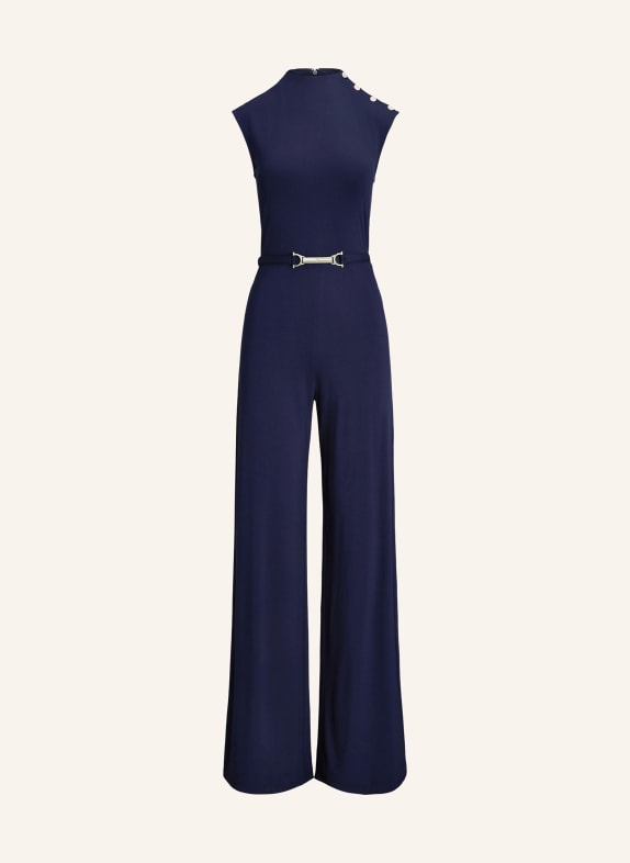 LAUREN RALPH LAUREN Jersey-Jumpsuit DUNKELBLAU