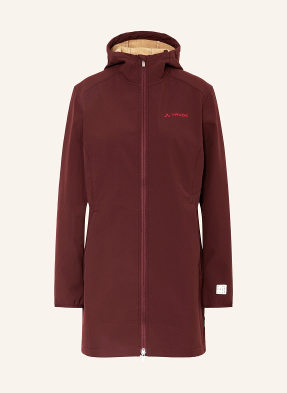 VAUDE Parka MOENA DUNKELROT