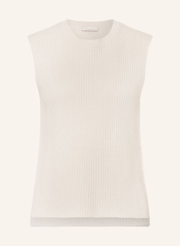 lilienfels Sweater vest with cashmere CREAM