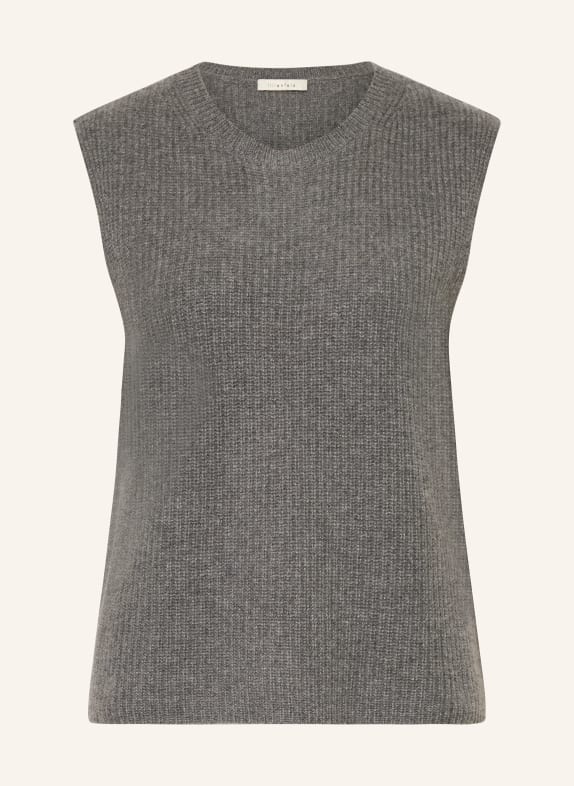 lilienfels Sweater vest with cashmere GRAY