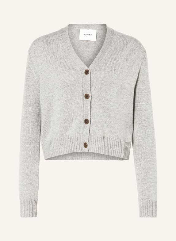 LISA YANG Cardigan MARION made of cashmere LIGHT GRAY