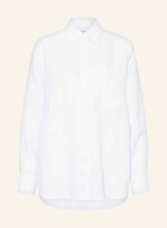 COS Shirt blouse made of linen WHITE