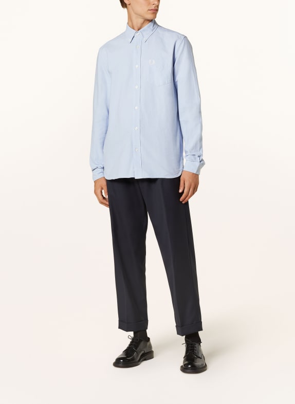 FRED PERRY Overhemd Regular Fit LICHTBLAUW