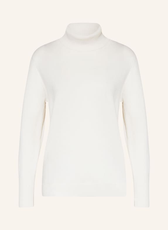 SEM PER LEI Turtleneck sweater with cashmere WHITE
