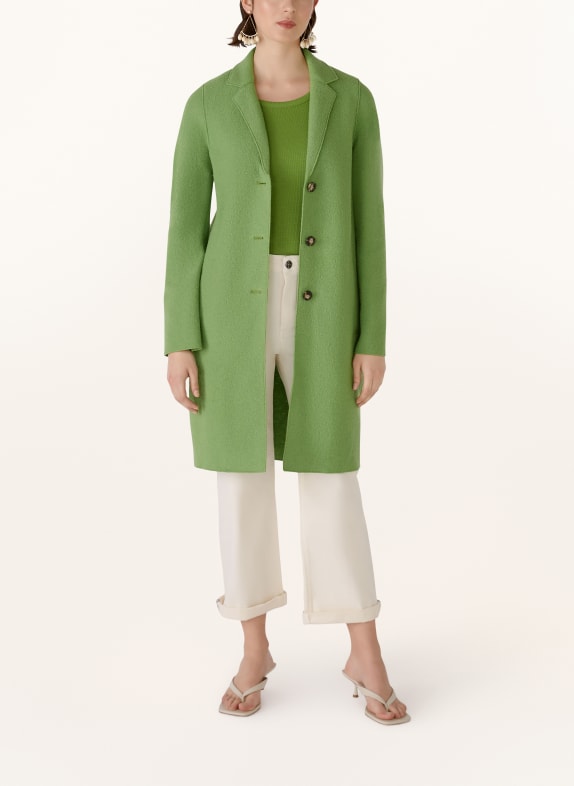 oui Wool coat GREEN