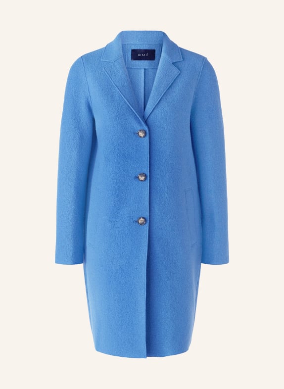 oui Wool coat BLUE
