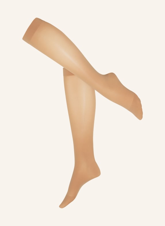 ITEM m6 Fine knee high stockings KNEE-HIGH TRANSLUCENT 30 CONSCIOUS 742 butterscotch