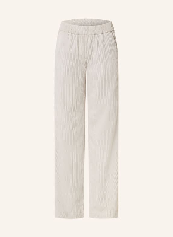 MAC Corduroy trousers CHIARA WHITE