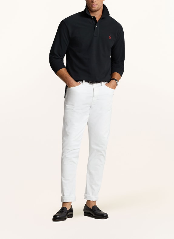 POLO RALPH LAUREN Big & Tall Piqué poloshirt ZWART
