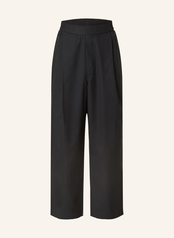 COS Chinos regular fit with cropped leg length BLACK
