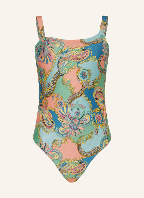 PrimaDonna Underwire swimsuit CELAYA with cut-out LIGHT RED/ LIGHT GREEN/ LIGHT BLUE