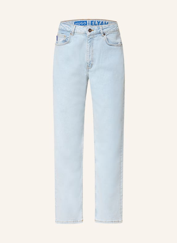 HUGO BLUE Straight Jeans ELYAH 449 TURQUOISE/AQUA