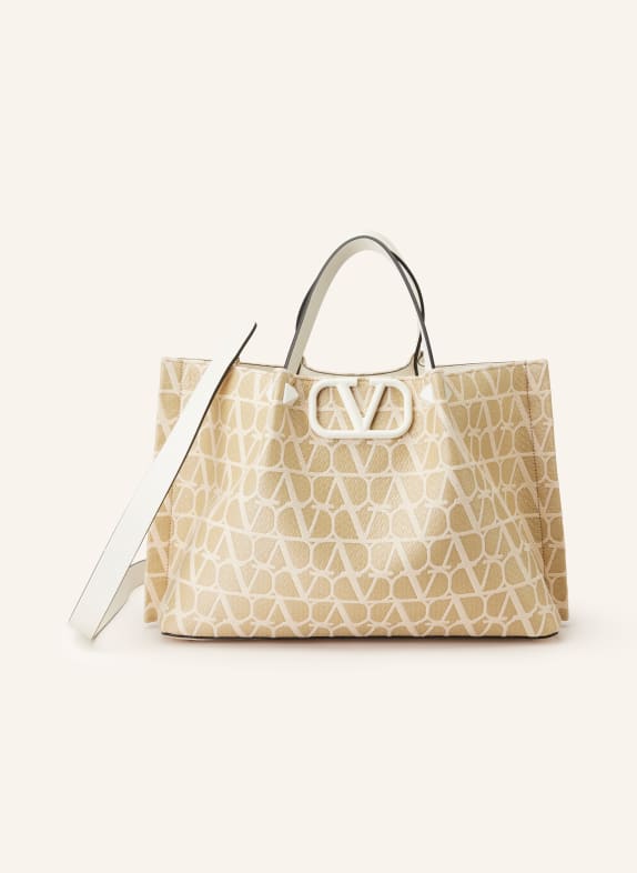 VALENTINO GARAVANI Shopper ROCKSTUD CAMEL