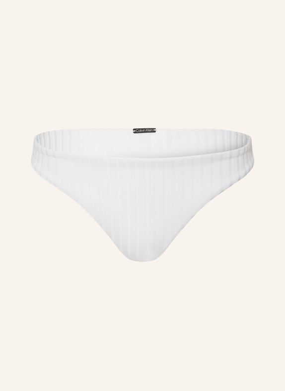 Calvin Klein Basic bikini bottoms ARCHIVE RIB WHITE