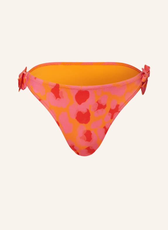 VILEBREQUIN Triangel-Bikini-Hose NEW LEOPARD ORANGE/ PINK/ ROT