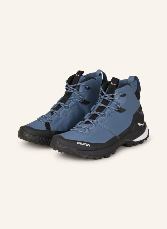 SALEWA Trekking shoes PUEZ MID POWERTEX BLUE/ DARK BLUE
