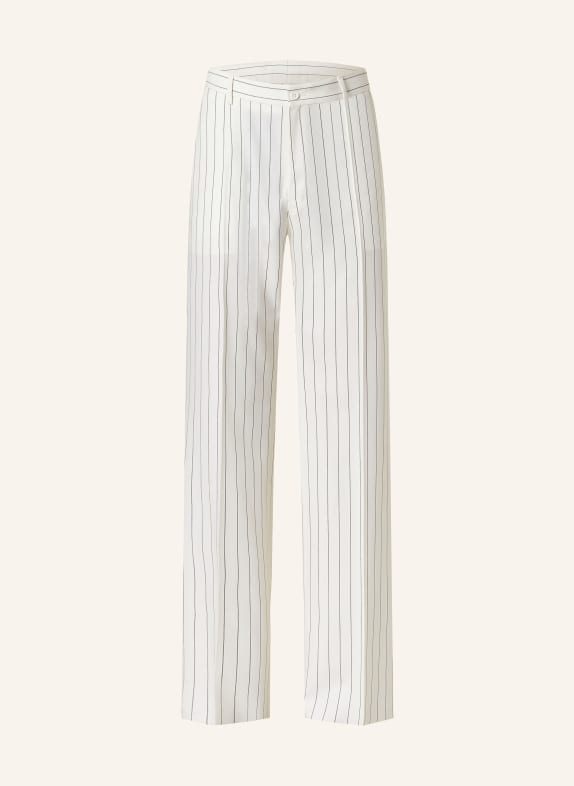 DOLCE & GABBANA Trousers regular fit WHITE/ GRAY